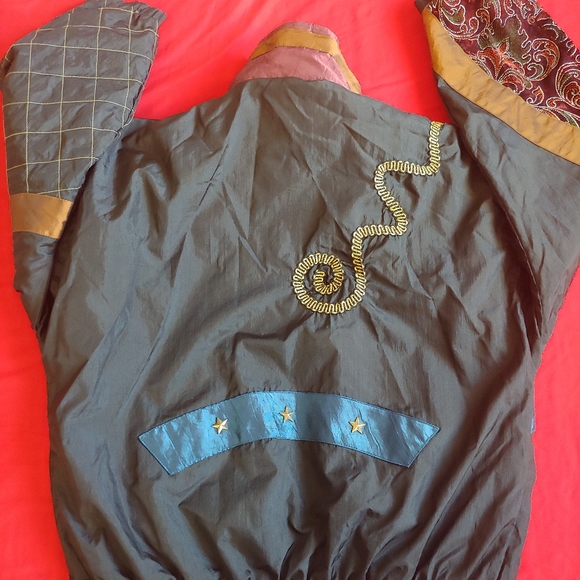 Vintage chilli pepper reversible women's jacket - Picture 6 of 6